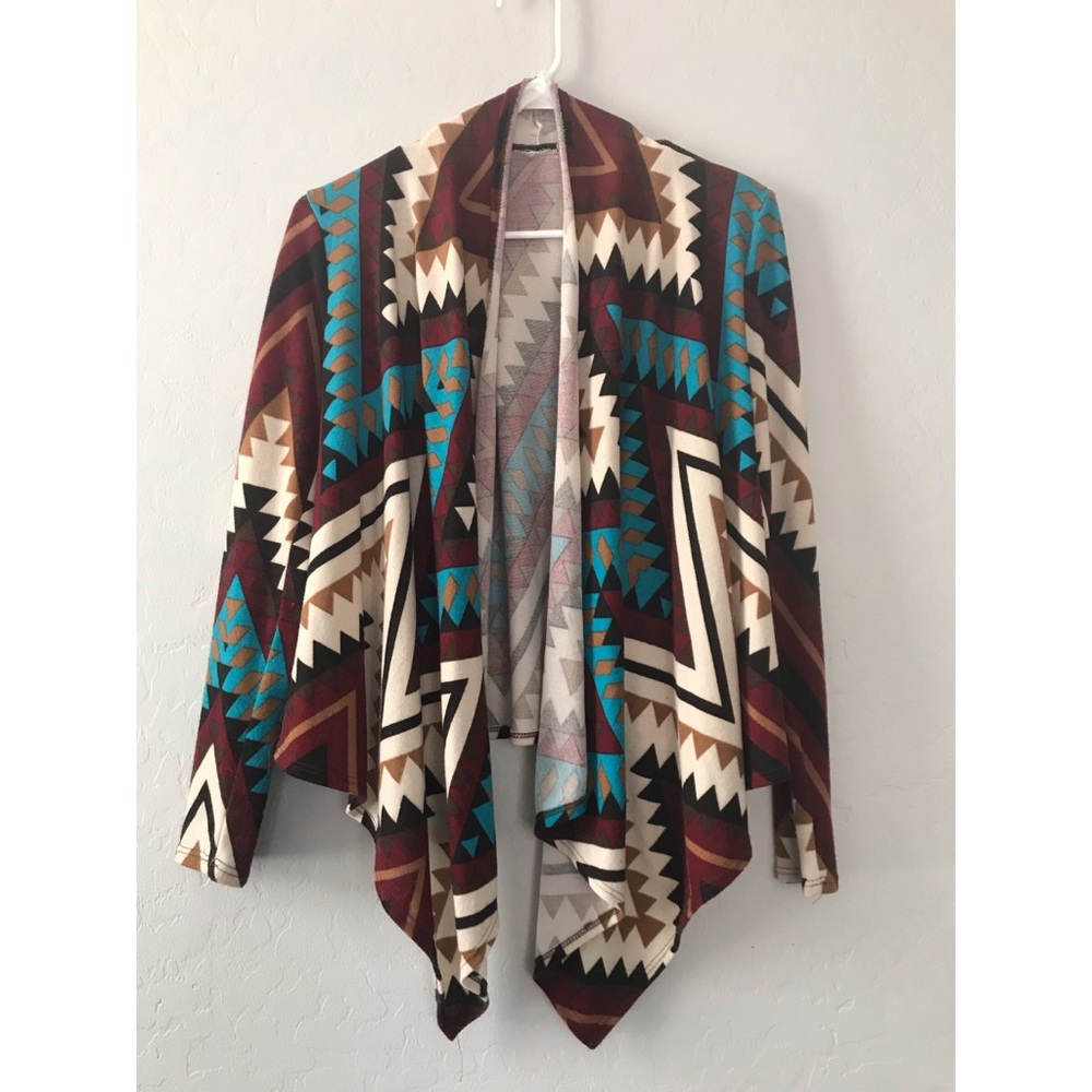 Aztec long sleeve Cardigan